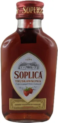 Produktbild von Soplica Truskawkowa Likör 28% Vol. 12er Set (12 x 100ml) Erdbeerlikör