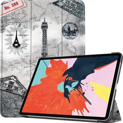 Produktbild von Mobigear Dreifach-Faltetui für iPad Air 4 (2020) – Klapphülle – Eiffelturm