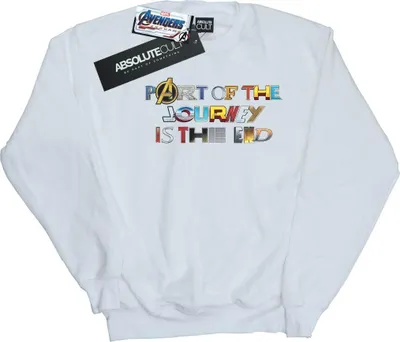 Produktbild von Marvel - "Avengers Endgame Part Of The Journey" Sweatshirt für Herren BI6979 (4XL) (Weiß)