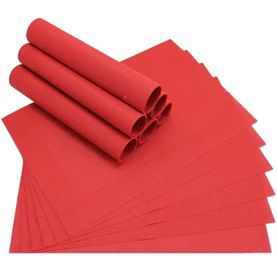 Produktbild von Tischset BORDA rot Tischunterlage als Tischdeko