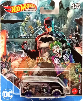 Image de Hot Wheels DLB45-HCN87 MBK Van gris - Batman DC 4/5 échelle 1:64 Modèle de voiture