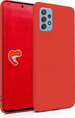 Produktbild von MyGadget Silikon Hülle für Samsung Galaxy A52 4G | 5G | A52s 5G - robuste Schutzhülle - TPU Case Slim - Silikonhülle Back Cover - Ultra Kratzfest Handyhülle matt - Rot