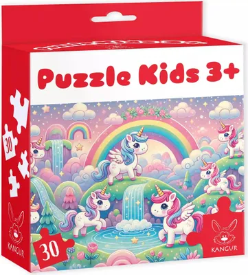 Immagine prodotto di Puzzle 30 Unicorni per bambini 3+