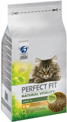 Zdjęcie produktu dla Sucha karma dla kotów z kurczakiem i indykiem Perfect Fit Natural Vitality 6kg