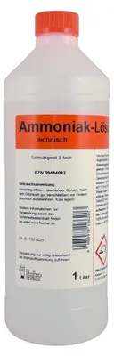 Produktbild von Fischar Salmiakgeist Ammoniakgeist 3-fach 25% 1 l