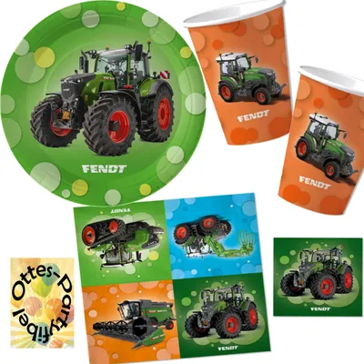 Produktbild von Fendt-Party-Set Hofparty Traktorparty 60 tlg.