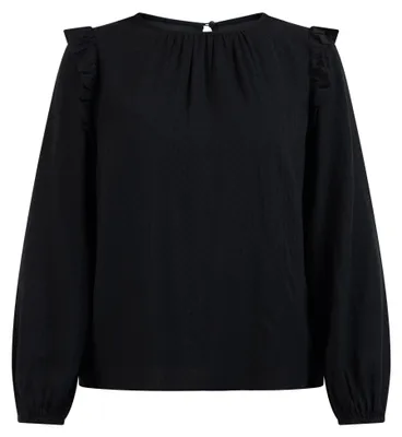 Image de Blouse Jeona pour femme - noire, XL
