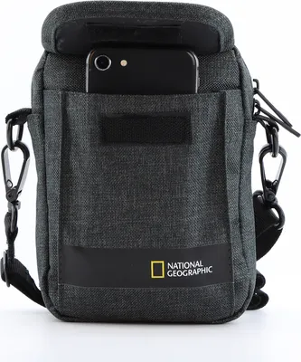 Produktbild von National Geographic Schultertasche Stream mit abnehmbarem Schultergurt Anthrazit One Size