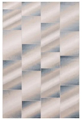 Image de Tapis de salon en polyester crème 80 x 150 cm