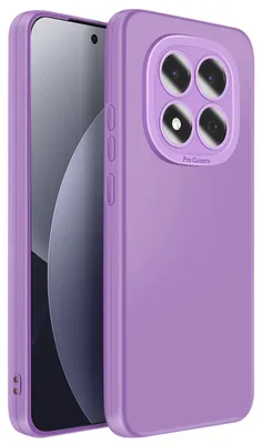 Obrázok produktu pre Avizar, silikónové puzdro so zvýšeným okrajom pre fotoaparát pre Xiaomi Redmi Note 15 Pro 4G, fialové