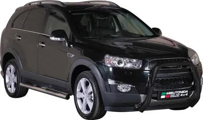Produktbild von Frontbügel Frontschutzbügel für Chevrolet Captiva 2011-2016 ø76mm Stahl Schwarz