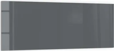 Produktbild von DEQORI Küchenrückwand Glas 125x50 cm 'Dunkelgrau' Spritzschutz Bad Rückwand Küche