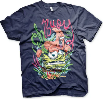 Produktbild von SpongeBob Oh Boy T-Shirt - X-Large - Navy
