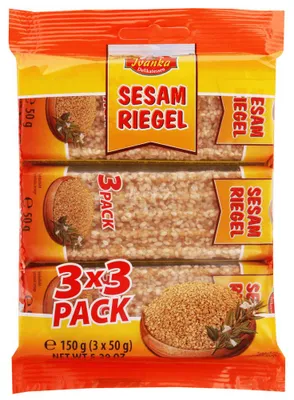 Produktbild von Karamellisierter Sesamriegel 150g (3x50g)