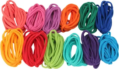 Produktbild von 192 Stück mehrfarbige Webstuhl-Topflappen, Baumwollschlaufen, elastische Webschlaufen zum Basteln, Nachfüllen für Heimwerkerbedarf, 12 Farben