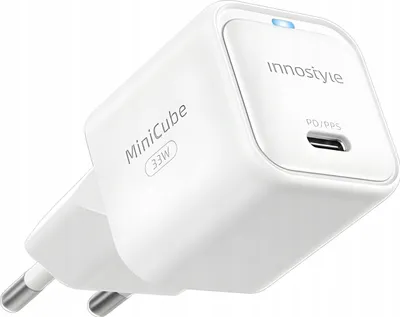 Obrázok produktu pre Innostyle Rýchla Nabíjačka Cube USB-C 33W Usb Typ C GaN II Pro Samsung LED