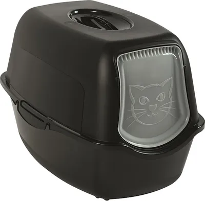 Produktbild von Podestýlka Rotho Eco Bailey s filtrem s aktivním uhlím zabraňujícím zápachu - podestýlka 56,0 x 40,0 x 39,0 cm - kočičí toaleta včetně krytu a křídlových dvířek
