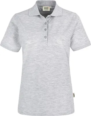 Zdjęcie produktu dla HAKRO® 10008602314818 HAKRO® Damen Polo Shirt CLASSIC 110 grau Größe XL