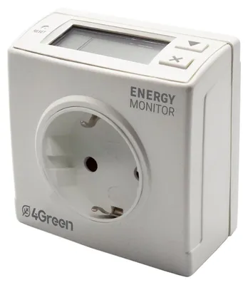 Productafbeelding van Stroommeter met Stekker - Energie Monitor voor Huishoudelijke Apparaten, Schuko Stekker