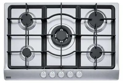 Immagine prodotto di Franke FHSL 755 4 GAV TC XS C, Acciaio inox, Da incasso, 75 cm, Gas, Acciaio inox, 5 zone/zone