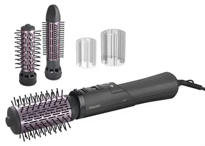 Immagine prodotto di Philips Serie 7000 BHA715/00 Strumento per lo styling dei capelli Spazzola per arricciare Grigio caldo, Rosa 1000 W 1,8 m