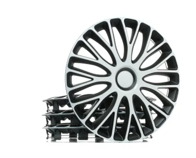 Produktbild von 16" Zoll Radkappen Schwarz/Weiß Radzierblenden Radblenden 16 MUGELLO ARGO