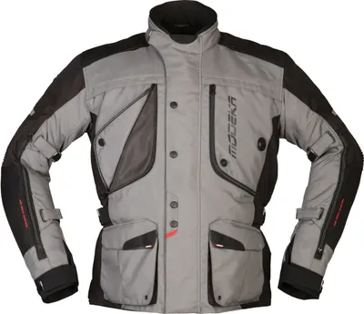 Produktbild von Modeka Aeris Motorrad Textiljacke, grau/schwarz, L