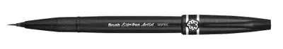 Image de Pentel Arts SESF30C-AX Stylo pinceau Sign Pen Artist, noir(S)