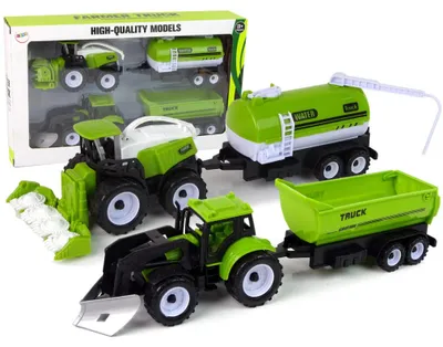 Image de Ensemble de véhicules agricoles Tracteurs Citerne Remorque