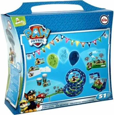 Produktbild von Paw Patrol - Party-Koffer für 6 Personen - Jungs