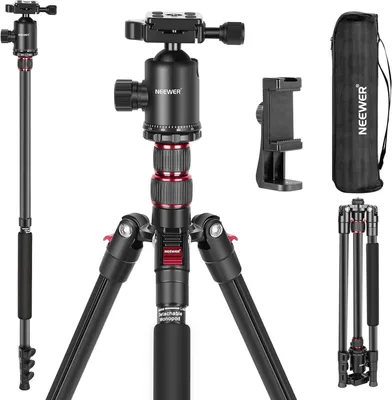 Produktbild von NEEWER 77" Kamerastativ Einbeinstativ für DSLR & Handy, TP77