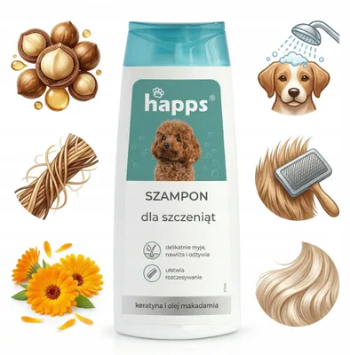 Produktbild von HAPPS – Pflegeshampoo für Welpen, 200 ml