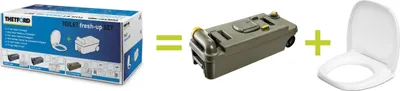 Produktbild von THETFORD Fresh Up Set C2 3 4 Cassette Camping WC Fäkalientank Ersatz für LINKS