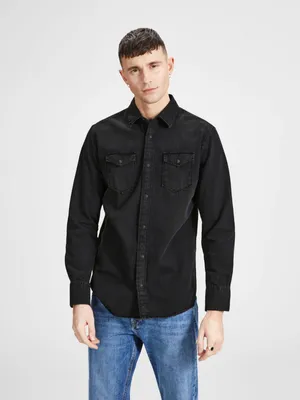 Productafbeelding van Jack & Jones 12138115, Overhemden, Maat L, Katoen, 1 stuk