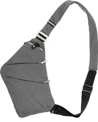 Produktbild von Sling-Rucksack, Brusttasche, leicht, fuer Outdoor-Sport, Reisen, Wandern, Diebstahlschutz, Umhaengetasche, Tagesrucksack fuer Maenner und Frauen