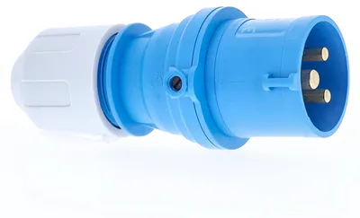 Produktbild von as - Schwabe CEE Stecker, 230 V, 16 A, 3-polig, IP44, blau