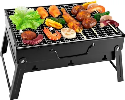 Produktbild von BBQ Holzkohlegrill Reisegrill Minigrill Tischgrill Picknick Campinggrill