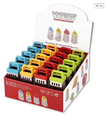 Produktbild von Weis Mini-Vierkantreiben farbig - Set 20 im Display