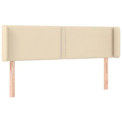 Produktbild von vidaXL Kopfteil mit Ohren Creme 147x16x78/88 cm Stoff