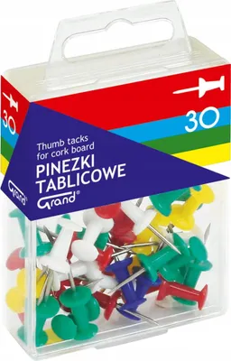 Imagen del producto de GRAND BOARD, paquete de 30 clips de colores