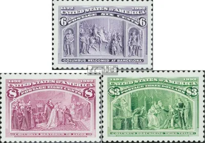 Produktbild von Briefmarken USA 1992 Mi 2228-2230 postfrisch Entdeckung Amerikas