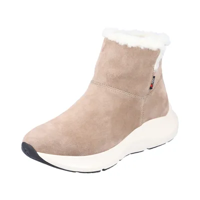 Produktbild von Rieker Stiefelette - Beige Veloursleder Größe: 41 Normal