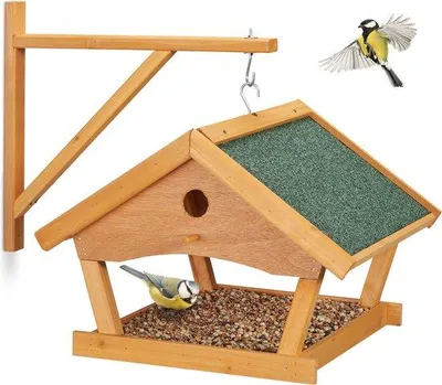 Produktbild von Vogelhängematte für kleine Vögel - 35 x 42,5 x 40,5 cm - Wandhalterung
