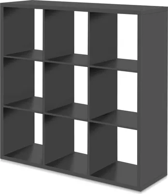 Produktbild von Regal >Max< in anthrazit - 107x107x33cm (BxHxT)