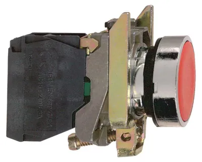 Produktbild von Schneider Electric XB4BA42, Rot, IP69K, 30 mm, 52 mm, 47 mm, 80 g