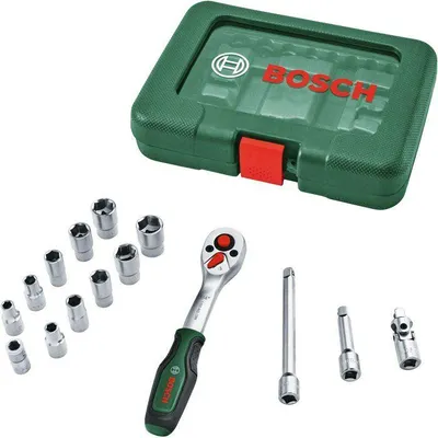 Obrázok produktu pre Sada 1/4" račňových kľúčov – BOSCH – 15 ks