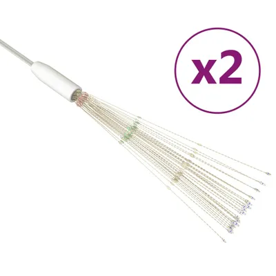 Obrázek produktu pro Venkovní vánoční ohňostroje 2 ks vícebarevné 20 cm 280 LED diod