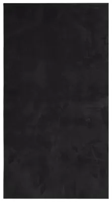 Produktbild von vidaXL Teppich HUARTE Kurzflor Weich und Waschbar Schwarz 80x150 cm