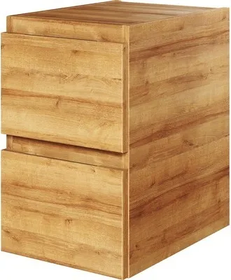 Produktbild von Unterschrank pelipal Xpressline 2 Auszüge 4035 Breite 30 cm Eiche Riviera mit Grifffuge