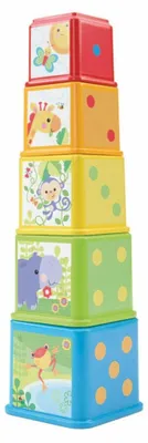 Obrázek produktu pro Barevné stohovací kostky Fisher-Price